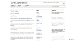Desktop Screenshot of capitalnewsservice.wordpress.com