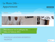 Tablet Screenshot of apartmentlemans.wordpress.com
