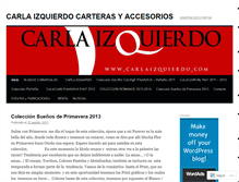 Tablet Screenshot of carlaizquierdo.wordpress.com