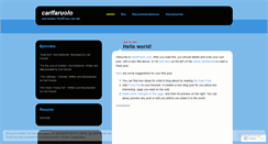 Desktop Screenshot of carlfaruolo.wordpress.com