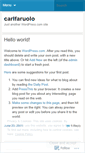 Mobile Screenshot of carlfaruolo.wordpress.com