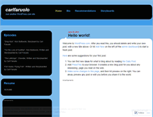Tablet Screenshot of carlfaruolo.wordpress.com
