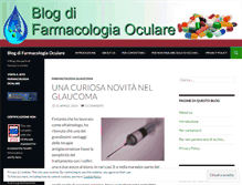 Tablet Screenshot of farmacologiaoculare.wordpress.com