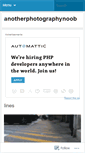 Mobile Screenshot of anotherphotographynoob.wordpress.com