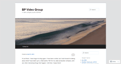 Desktop Screenshot of bpvideogroup.wordpress.com