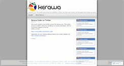 Desktop Screenshot of kerawa.wordpress.com