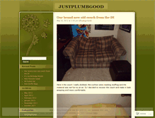 Tablet Screenshot of justplumbgood.wordpress.com