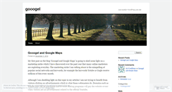 Desktop Screenshot of gooogel.wordpress.com