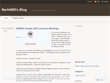 Tablet Screenshot of narfe685.wordpress.com