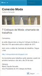 Mobile Screenshot of conexaomoda.wordpress.com