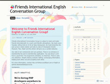 Tablet Screenshot of berlinfriendsclub.wordpress.com
