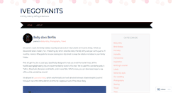 Desktop Screenshot of ivegotknits.wordpress.com