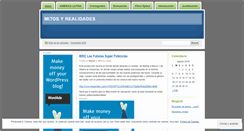 Desktop Screenshot of mitosyrealidades.wordpress.com