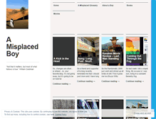 Tablet Screenshot of misplacedboy.wordpress.com