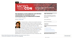 Desktop Screenshot of microconflict.wordpress.com