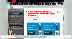 Desktop Screenshot of mariepipoune.wordpress.com
