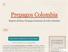 Tablet Screenshot of prepagoscolombia.wordpress.com