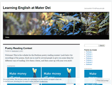 Tablet Screenshot of materdeilearning.wordpress.com