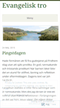 Mobile Screenshot of evangelisktro.wordpress.com