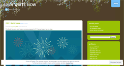 Desktop Screenshot of liliawritenow.wordpress.com