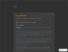 Tablet Screenshot of caffhuang.wordpress.com