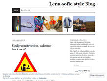 Tablet Screenshot of lenasofiestyle.wordpress.com