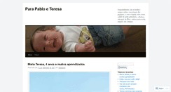 Desktop Screenshot of cadeteresa.wordpress.com