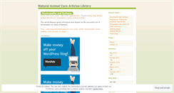 Desktop Screenshot of nacarticles.wordpress.com