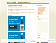 Tablet Screenshot of nacarticles.wordpress.com