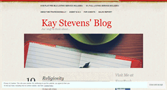 Desktop Screenshot of kaystevens.wordpress.com