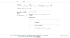 Desktop Screenshot of mrobsschuilingsoord.wordpress.com