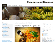 Tablet Screenshot of coconutsandbananas.wordpress.com