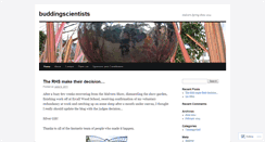 Desktop Screenshot of buddingscientists.wordpress.com
