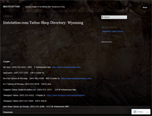 Tablet Screenshot of iratetattoo.wordpress.com