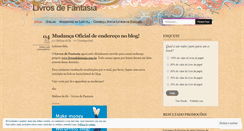 Desktop Screenshot of livrosdefantasia.wordpress.com
