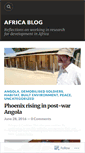 Mobile Screenshot of mayafrica.wordpress.com