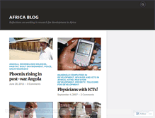 Tablet Screenshot of mayafrica.wordpress.com
