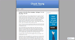 Desktop Screenshot of chuckyoung.wordpress.com