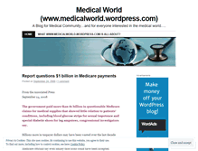 Tablet Screenshot of medicalworld.wordpress.com