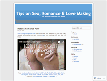 Tablet Screenshot of 100sextips.wordpress.com