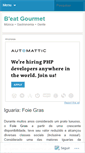 Mobile Screenshot of beatgourmet.wordpress.com