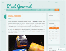 Tablet Screenshot of beatgourmet.wordpress.com