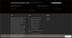 Desktop Screenshot of famolarephotography.wordpress.com