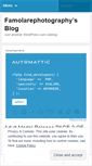 Mobile Screenshot of famolarephotography.wordpress.com