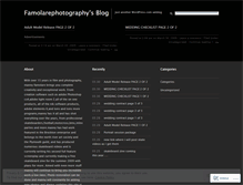 Tablet Screenshot of famolarephotography.wordpress.com