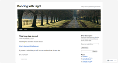 Desktop Screenshot of dancingwithlight.wordpress.com