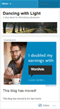Mobile Screenshot of dancingwithlight.wordpress.com