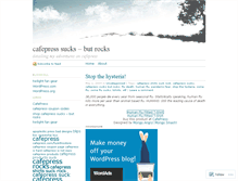 Tablet Screenshot of cafepresssucks.wordpress.com