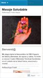 Mobile Screenshot of masajesaludable.wordpress.com