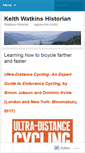 Mobile Screenshot of keithwatkinshistorian.wordpress.com